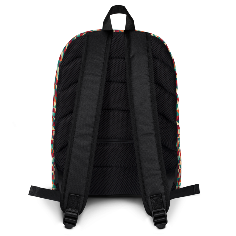 "Farbenspiel im Geometrie-Labyrinth" - Rucksack – Accessoires – HOB Products