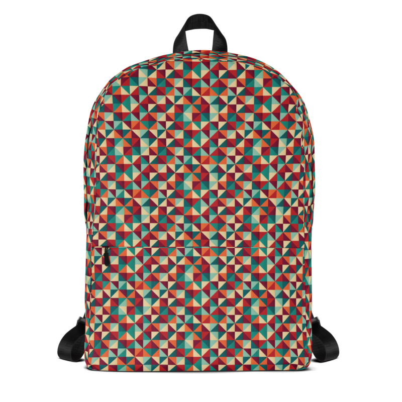 "Farbenspiel im Geometrie-Labyrinth" - Rucksack – Accessoires – HOB Products