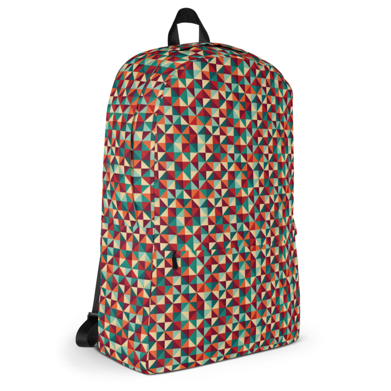 "Farbenspiel im Geometrie-Labyrinth" - Rucksack – Accessoires – HOB Products