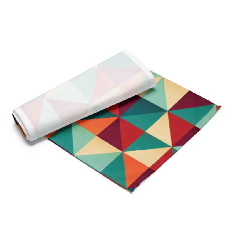 "Farbenspiel im Geometrie-Labyrinth" - Tischläufer – Home & Living – HOB Products
