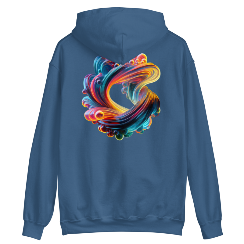 "Farbexplosion im Wirbelwind" - Unisex-Kapuzenpullover – Hoodies – HOB Products