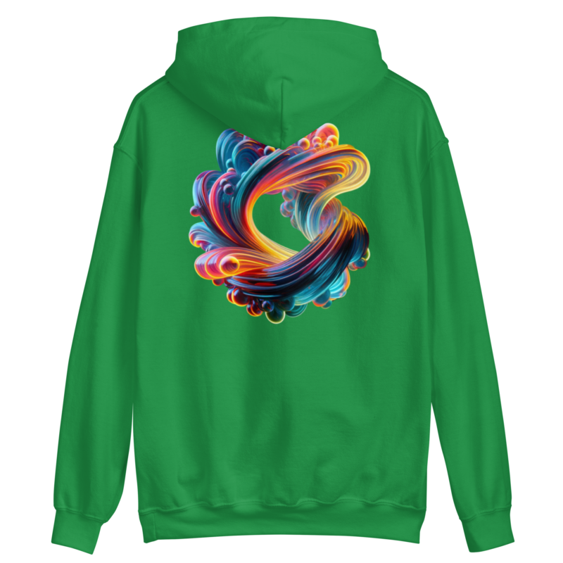 "Farbexplosion im Wirbelwind" - Unisex-Kapuzenpullover – Hoodies – HOB Products