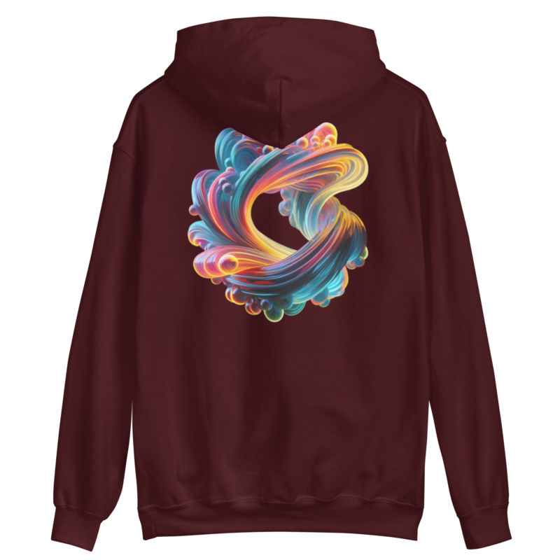 "Farbexplosion im Wirbelwind" - Unisex-Kapuzenpullover – Hoodies – HOB Products