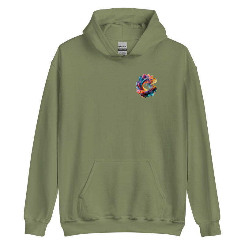 "Farbexplosion im Wirbelwind" - Unisex-Kapuzenpullover – Hoodies – HOB Products
