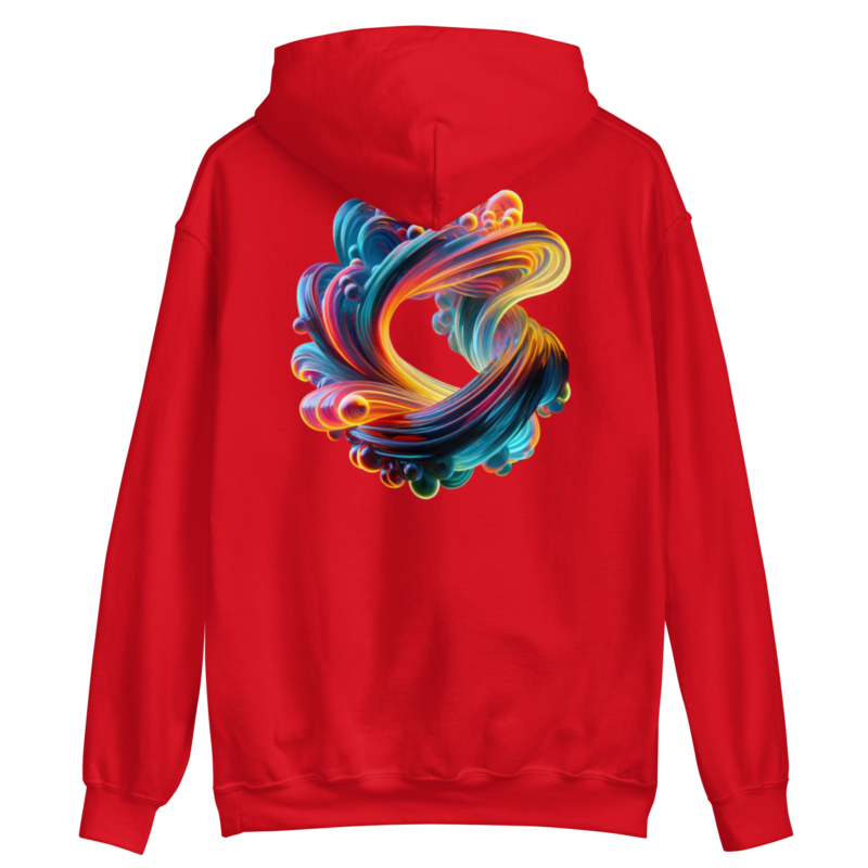 "Farbexplosion im Wirbelwind" - Unisex-Kapuzenpullover – Hoodies – HOB Products