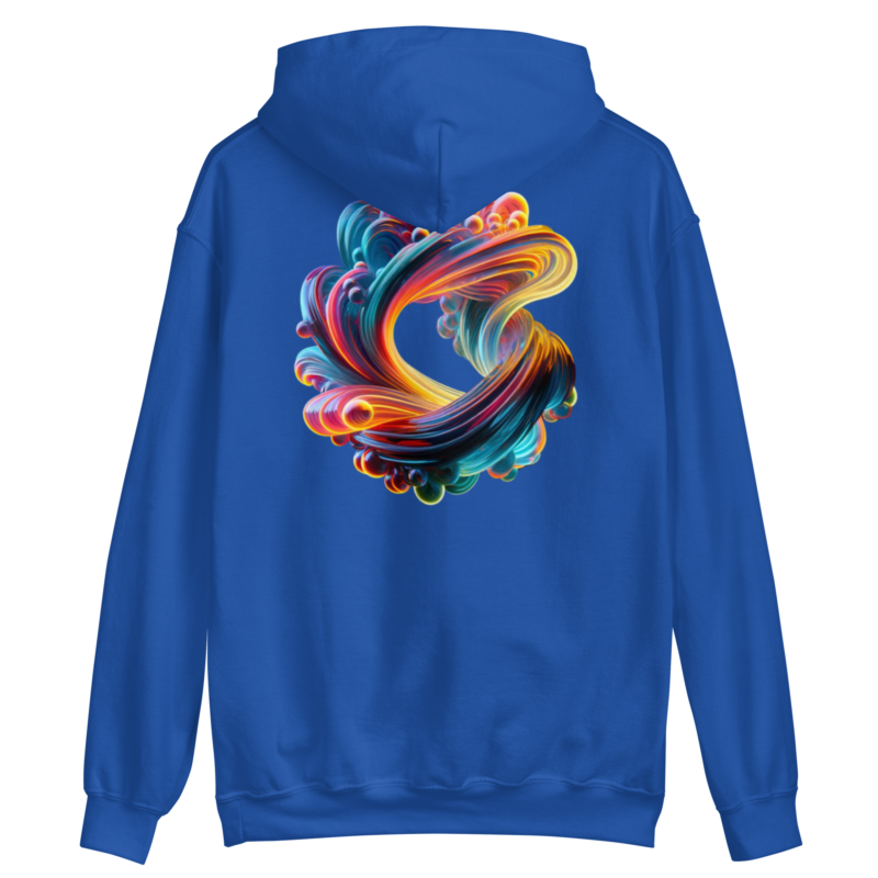 "Farbexplosion im Wirbelwind" - Unisex-Kapuzenpullover – Hoodies – HOB Products