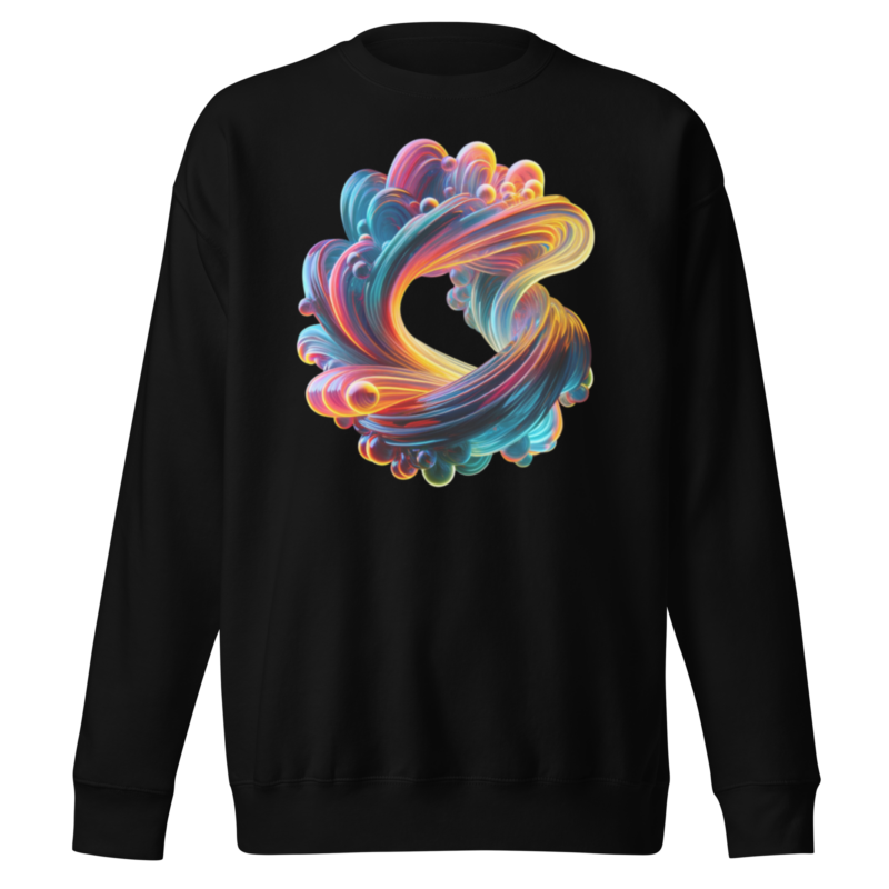 "Farbexplosion im Wirbelwind" - Unisex-Premium-Pullover – Pullover – HOB Products