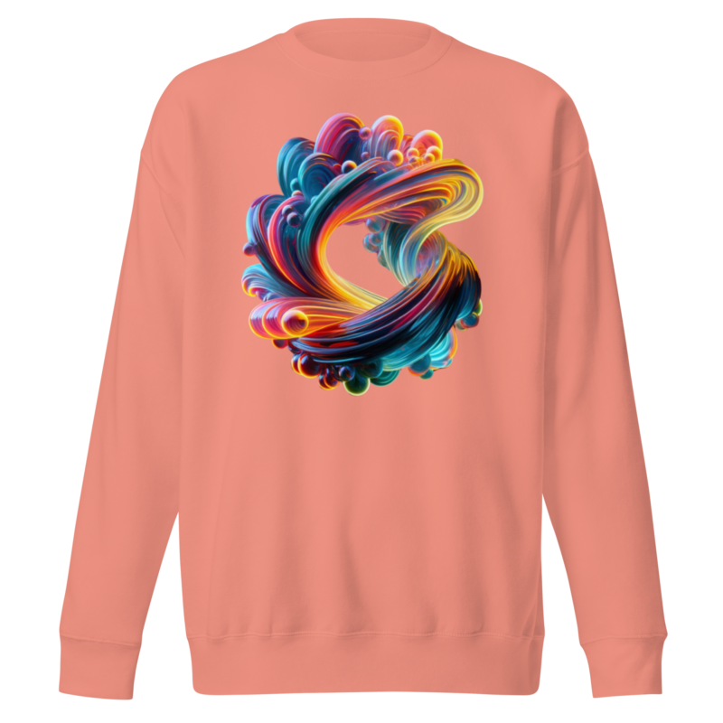 "Farbexplosion im Wirbelwind" - Unisex-Premium-Pullover – Pullover – HOB Products