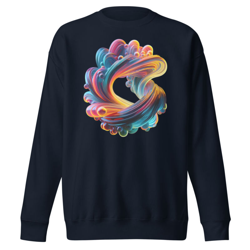 "Farbexplosion im Wirbelwind" - Unisex-Premium-Pullover – Pullover – HOB Products