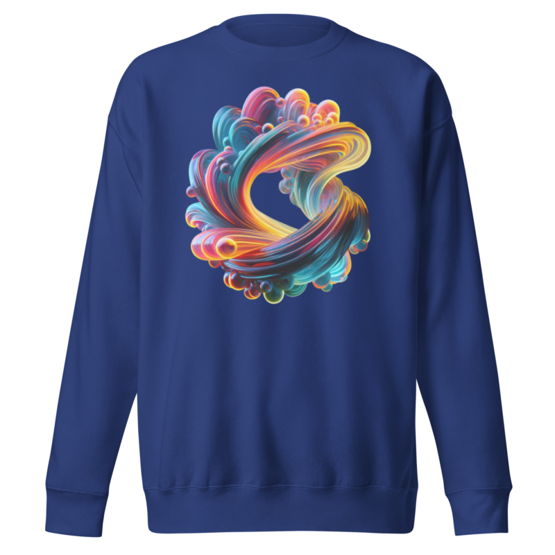 "Farbexplosion im Wirbelwind" - Unisex-Premium-Pullover – Pullover – HOB Products