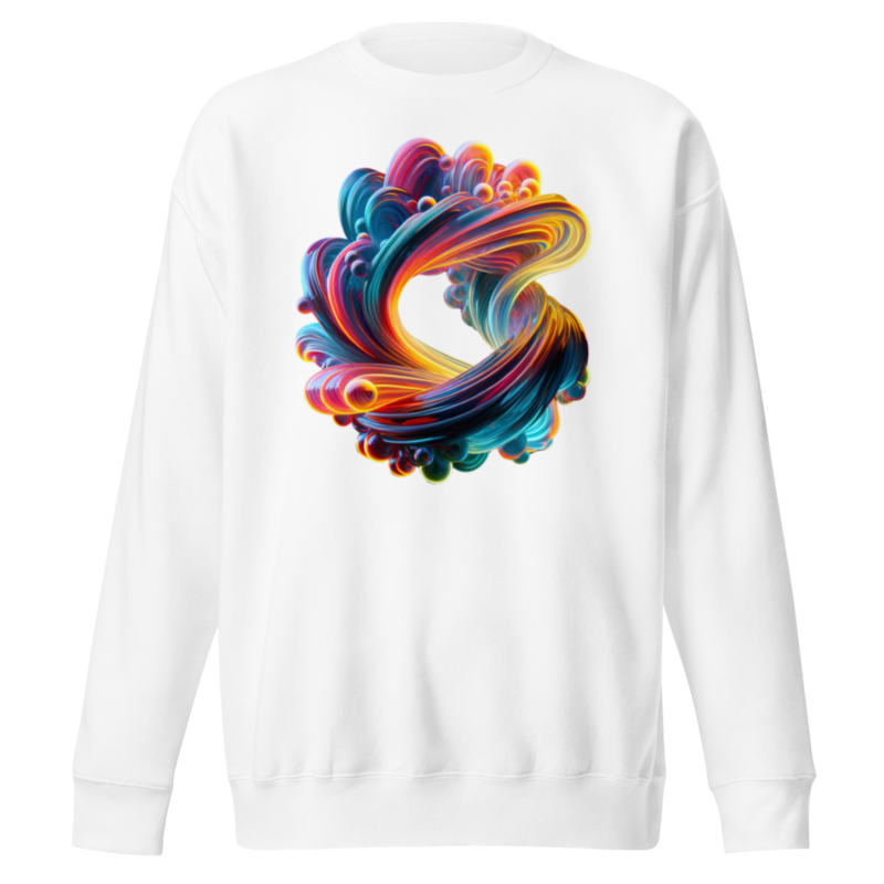 "Farbexplosion im Wirbelwind" - Unisex-Premium-Pullover – Pullover – HOB Products