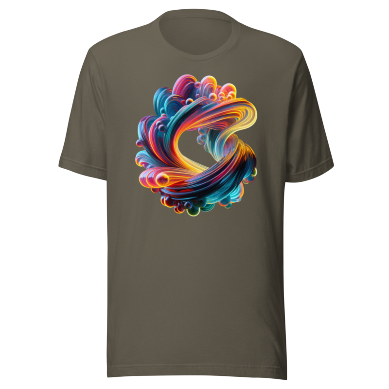 "Farbexplosion im Wirbelwind" - Unisex-T-Shirt – T-Shirts – HOB Products