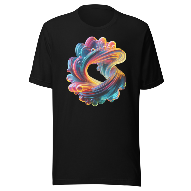 "Farbexplosion im Wirbelwind" - Unisex-T-Shirt – T-Shirts – HOB Products