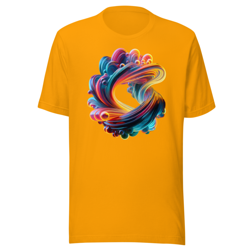 "Farbexplosion im Wirbelwind" - Unisex-T-Shirt – T-Shirts – HOB Products