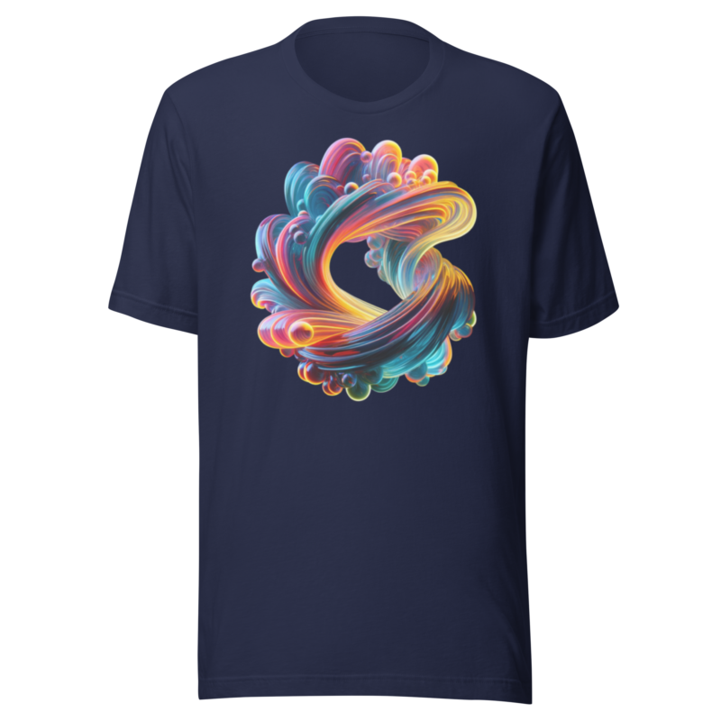"Farbexplosion im Wirbelwind" - Unisex-T-Shirt – T-Shirts – HOB Products