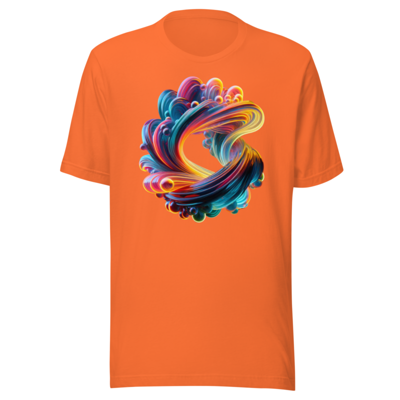 "Farbexplosion im Wirbelwind" - Unisex-T-Shirt – T-Shirts – HOB Products
