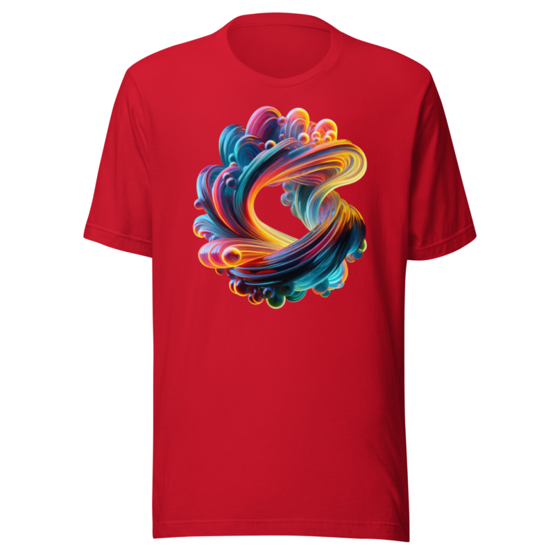 "Farbexplosion im Wirbelwind" - Unisex-T-Shirt – T-Shirts – HOB Products
