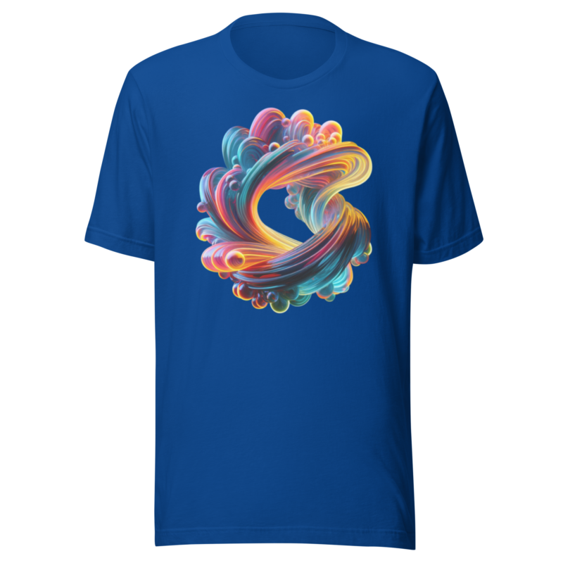 "Farbexplosion im Wirbelwind" - Unisex-T-Shirt – T-Shirts – HOB Products