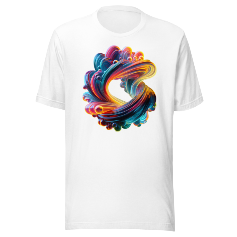 "Farbexplosion im Wirbelwind" - Unisex-T-Shirt – T-Shirts – HOB Products