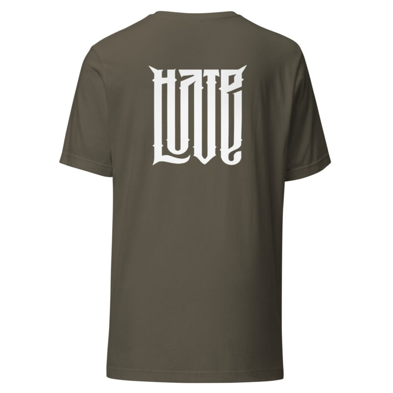 Zwischen Liebe und Hass - Unisex-T-Shirt – T-Shirts – HOB Products