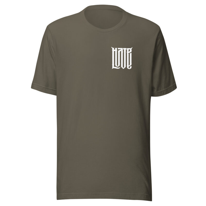 Zwischen Liebe und Hass - Unisex-T-Shirt – T-Shirts – HOB Products