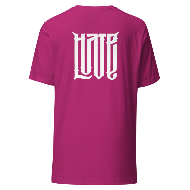 Zwischen Liebe und Hass - Unisex-T-Shirt – T-Shirts – HOB Products