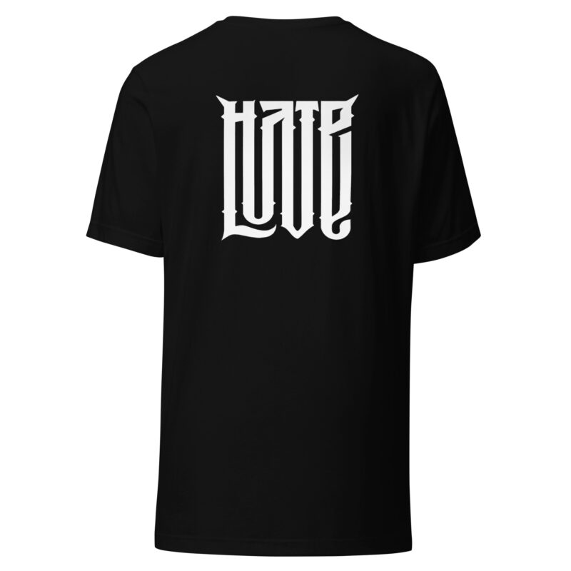 Zwischen Liebe und Hass - Unisex-T-Shirt – T-Shirts – HOB Products