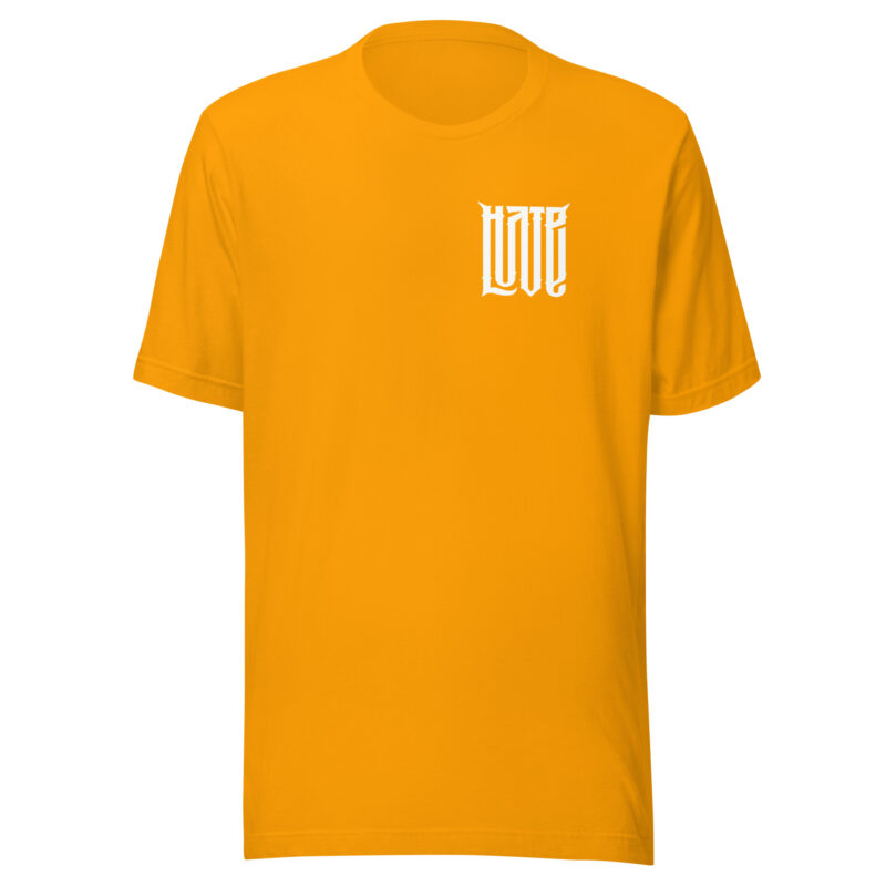 Zwischen Liebe und Hass - Unisex-T-Shirt – T-Shirts – HOB Products