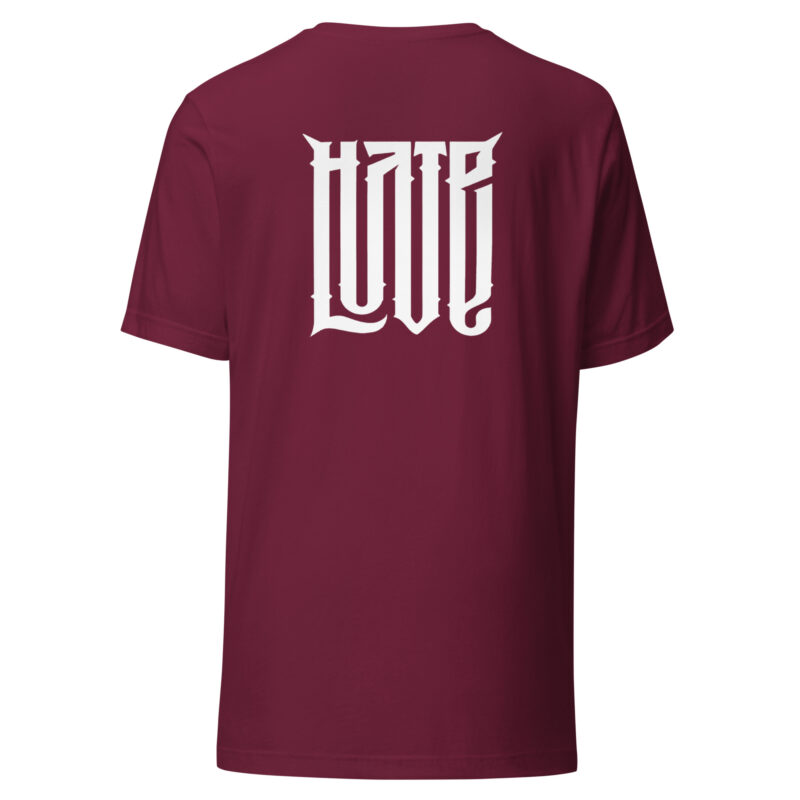 Zwischen Liebe und Hass - Unisex-T-Shirt – T-Shirts – HOB Products