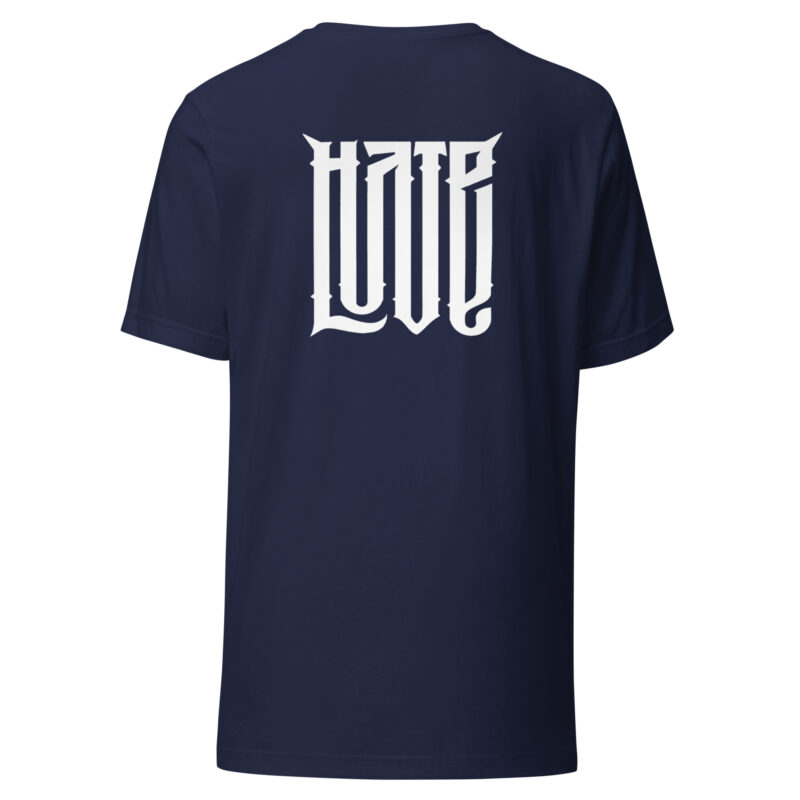 Zwischen Liebe und Hass - Unisex-T-Shirt – T-Shirts – HOB Products