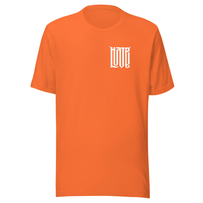 Zwischen Liebe und Hass - Unisex-T-Shirt – T-Shirts – HOB Products