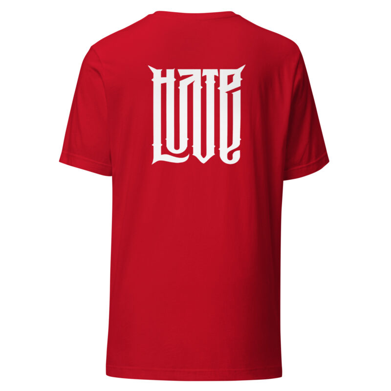 Zwischen Liebe und Hass - Unisex-T-Shirt – T-Shirts – HOB Products