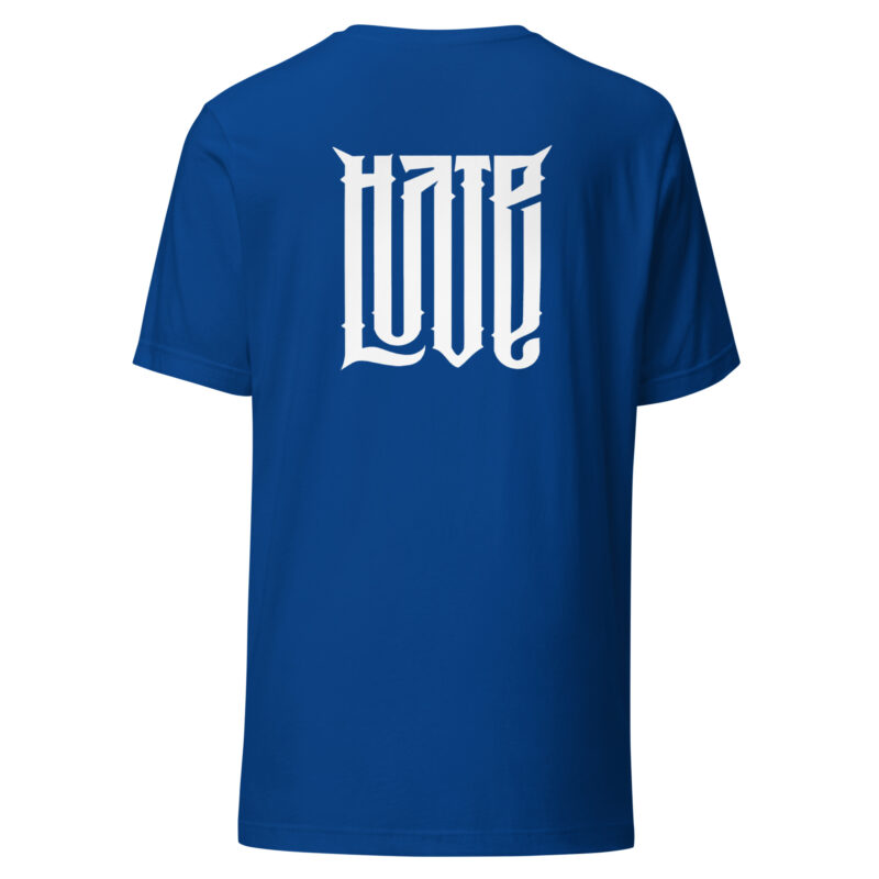 Zwischen Liebe und Hass - Unisex-T-Shirt – T-Shirts – HOB Products