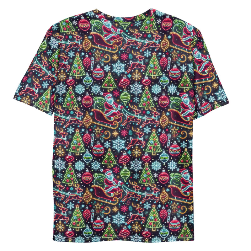 Santa Neon Ride – T-Shirt – Allover – HOB Products