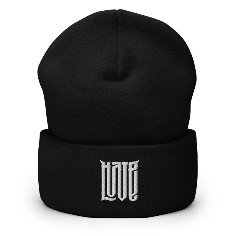 Zwischen Liebe und Hass – Umschlag Beanie – Accessoires – HOB Products