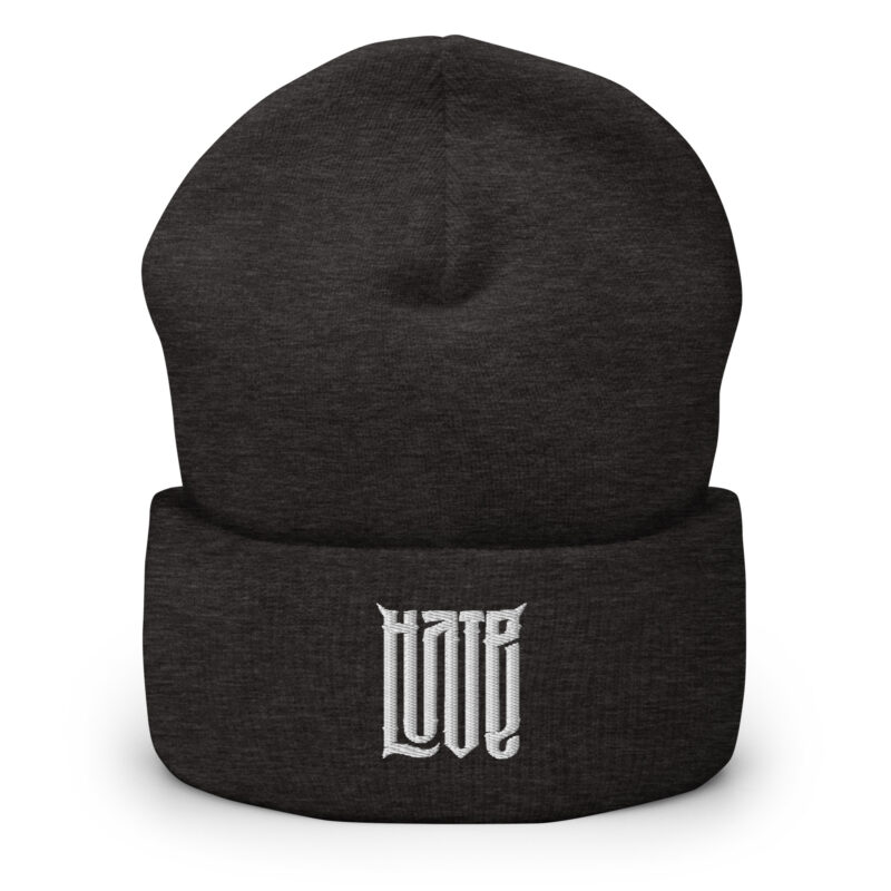 Zwischen Liebe und Hass – Umschlag Beanie – Accessoires – HOB Products