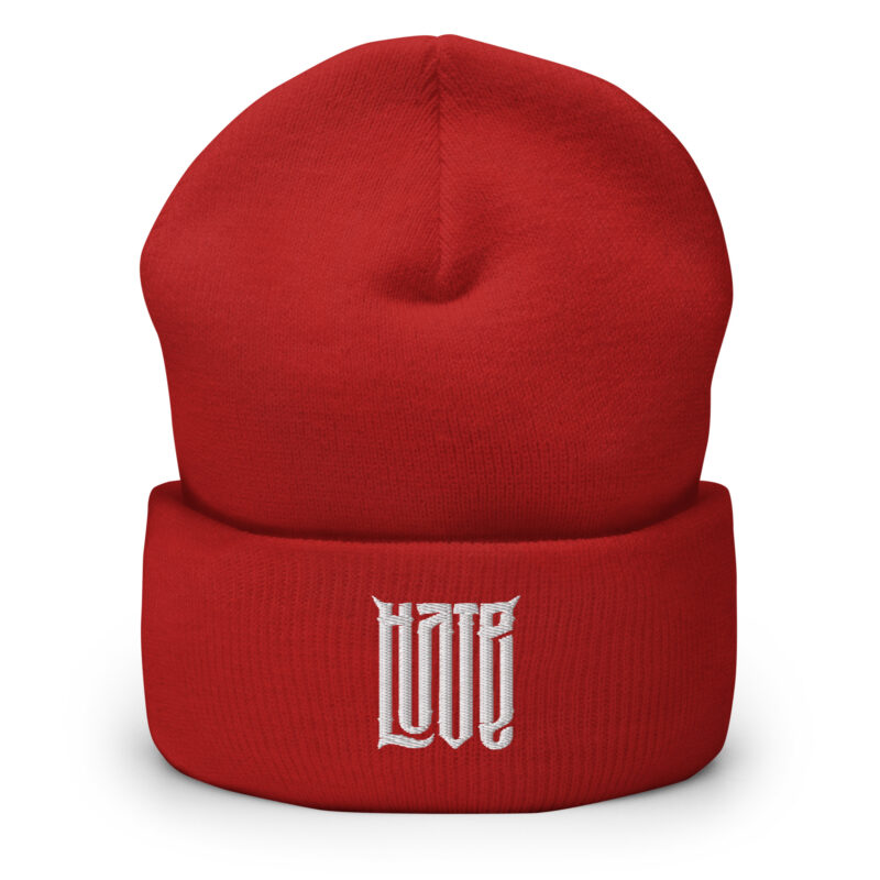 Zwischen Liebe und Hass – Umschlag Beanie – Accessoires – HOB Products
