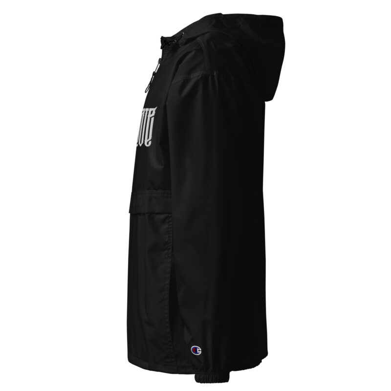 Zwischen Liebe und Hass – Bestickte, verstaubare Champion-Jacke – Champion – HOB Products