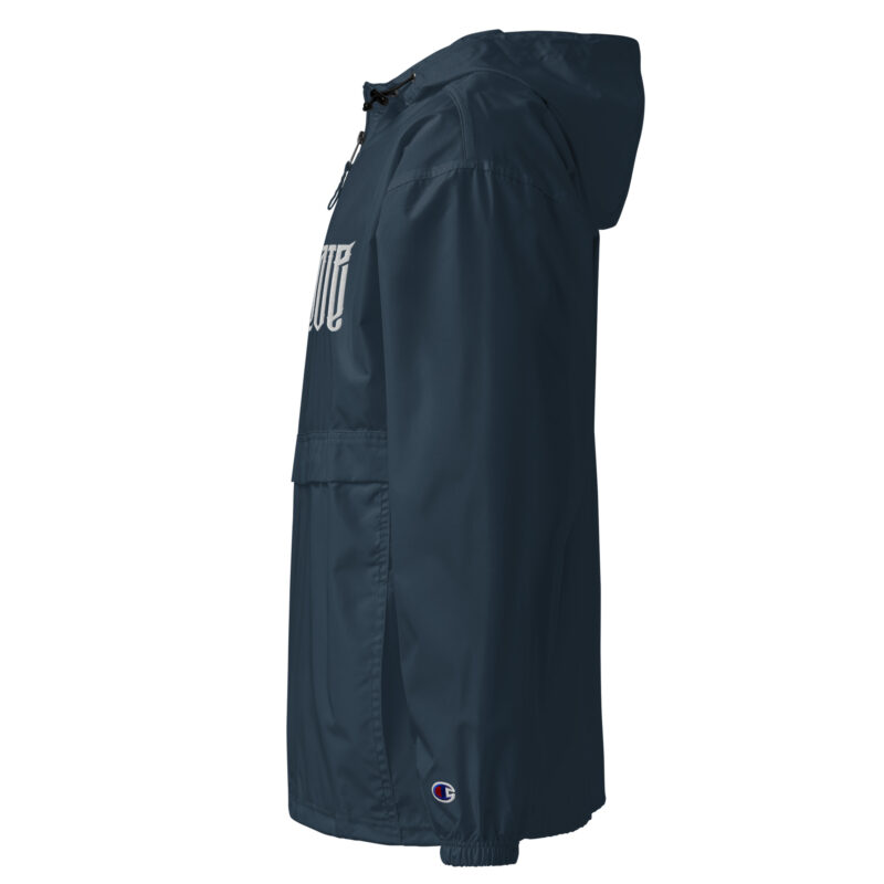 Zwischen Liebe und Hass – Bestickte, verstaubare Champion-Jacke – Champion – HOB Products