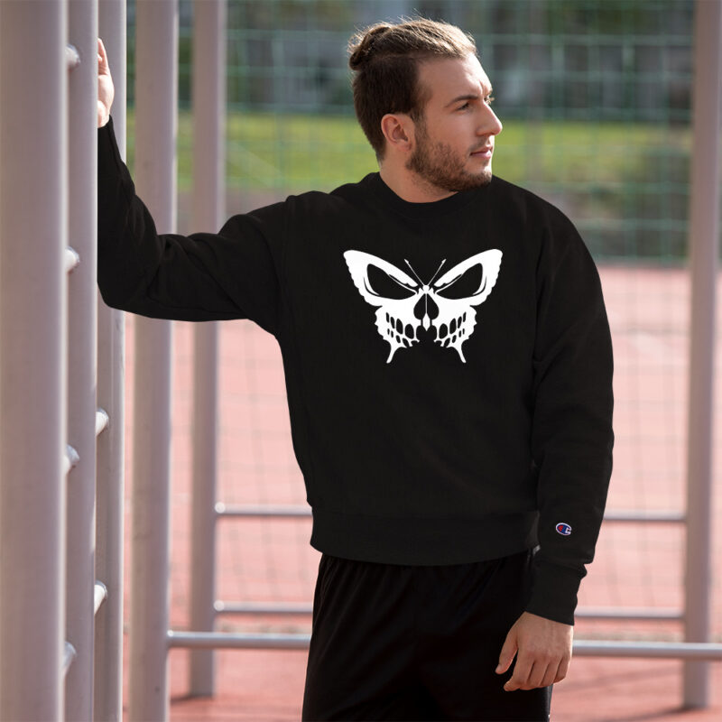 Schmetterling mit Schädel - Champion-Pullover – Champion – HOB Products