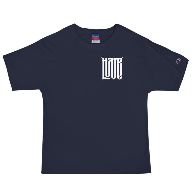 Zwischen Liebe und Hass – Champion-Herren-T-Shirt – Champion – HOB Products