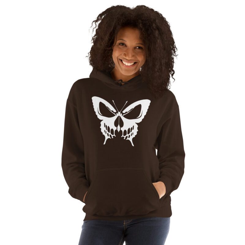 Schmetterling mit Schädel – Unisex-Kapuzenpullover – Hoodies – HOB Products