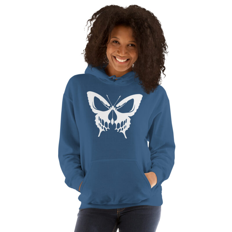 Schmetterling mit Schädel – Unisex-Kapuzenpullover – Hoodies – HOB Products