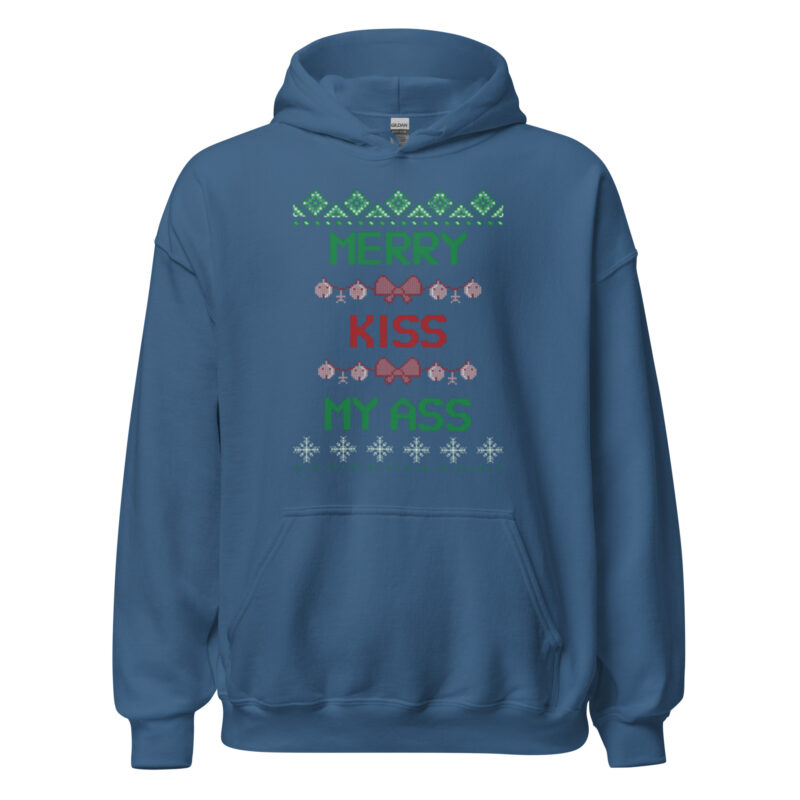 Merry Kiss My Ass – Unisex-Kapuzenpullover – Hoodies – HOB Products