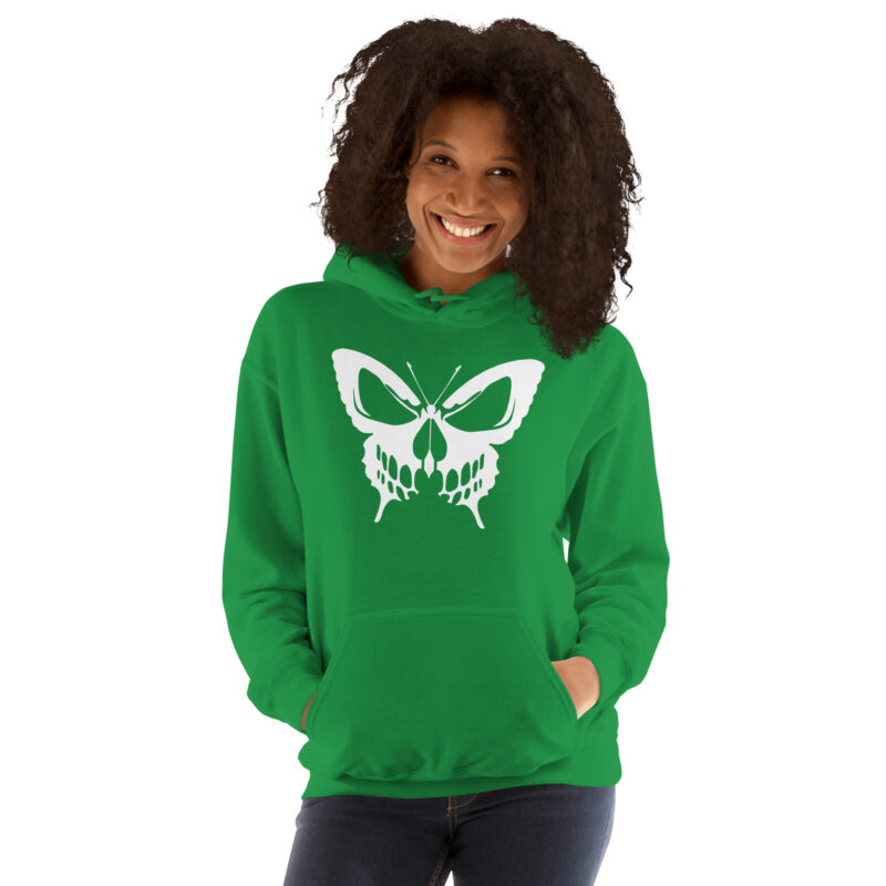 Schmetterling mit Schädel – Unisex-Kapuzenpullover – Hoodies – HOB Products
