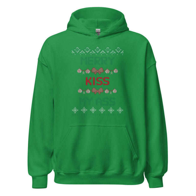 Merry Kiss My Ass – Unisex-Kapuzenpullover – Hoodies – HOB Products