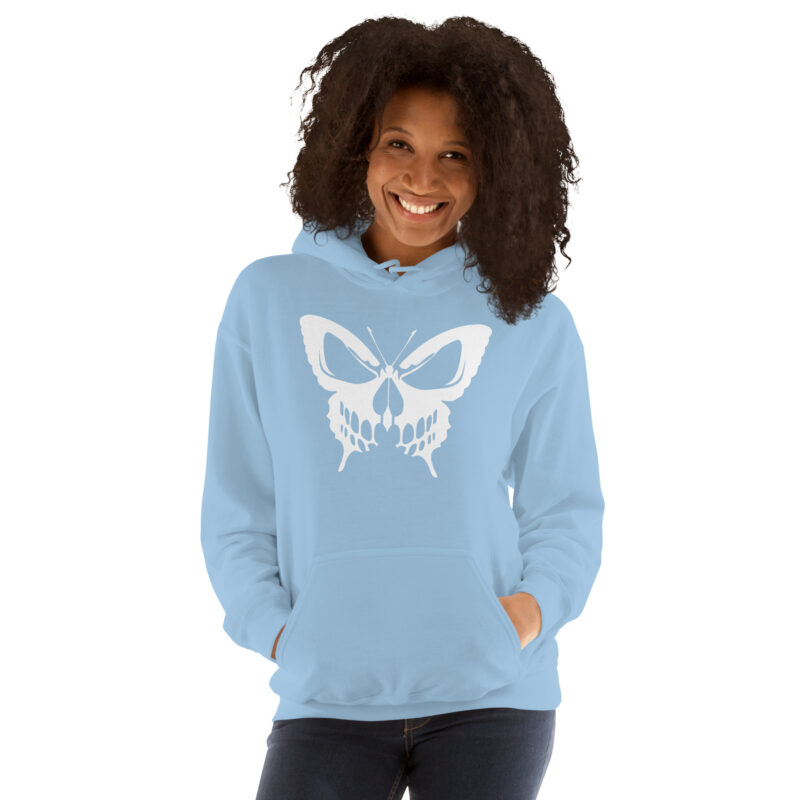 Schmetterling mit Schädel – Unisex-Kapuzenpullover – Hoodies – HOB Products