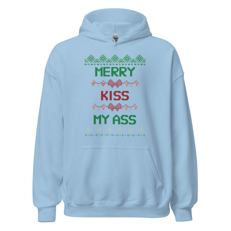 Merry Kiss My Ass – Unisex-Kapuzenpullover – Hoodies – HOB Products