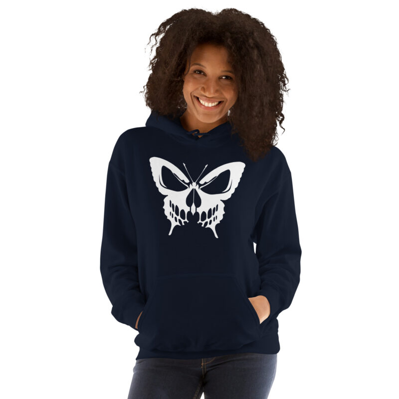 Schmetterling mit Schädel – Unisex-Kapuzenpullover – Hoodies – HOB Products