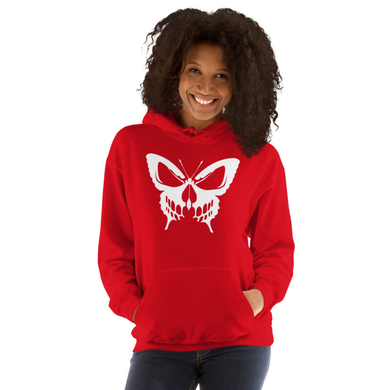 Schmetterling mit Schädel – Unisex-Kapuzenpullover – Hoodies – HOB Products